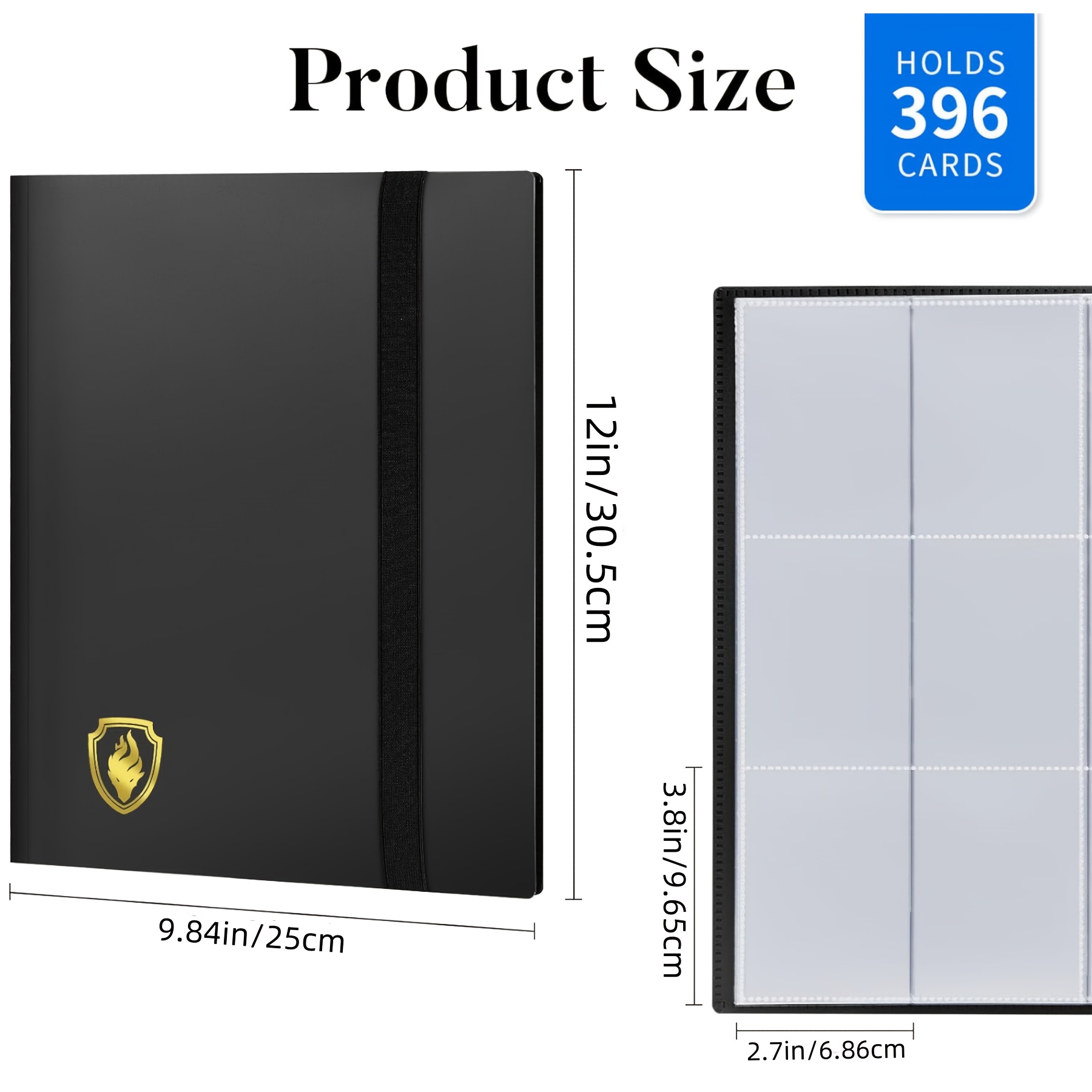 Card Binder 9 Pocket for Trading Cards
